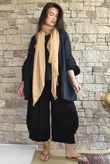 Suri Cushion Cotton Artist Smock Black 